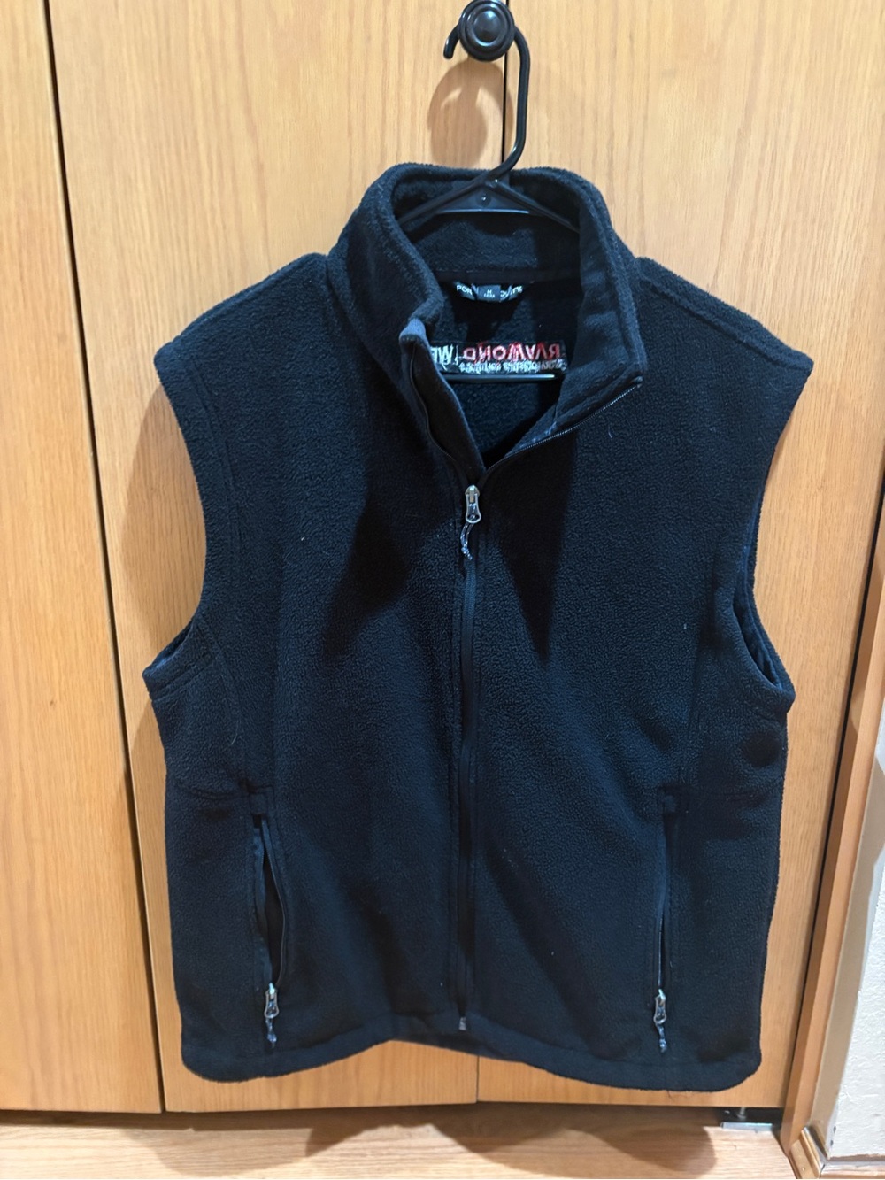 Port Authority Black Fleece Full-Zip Vest
